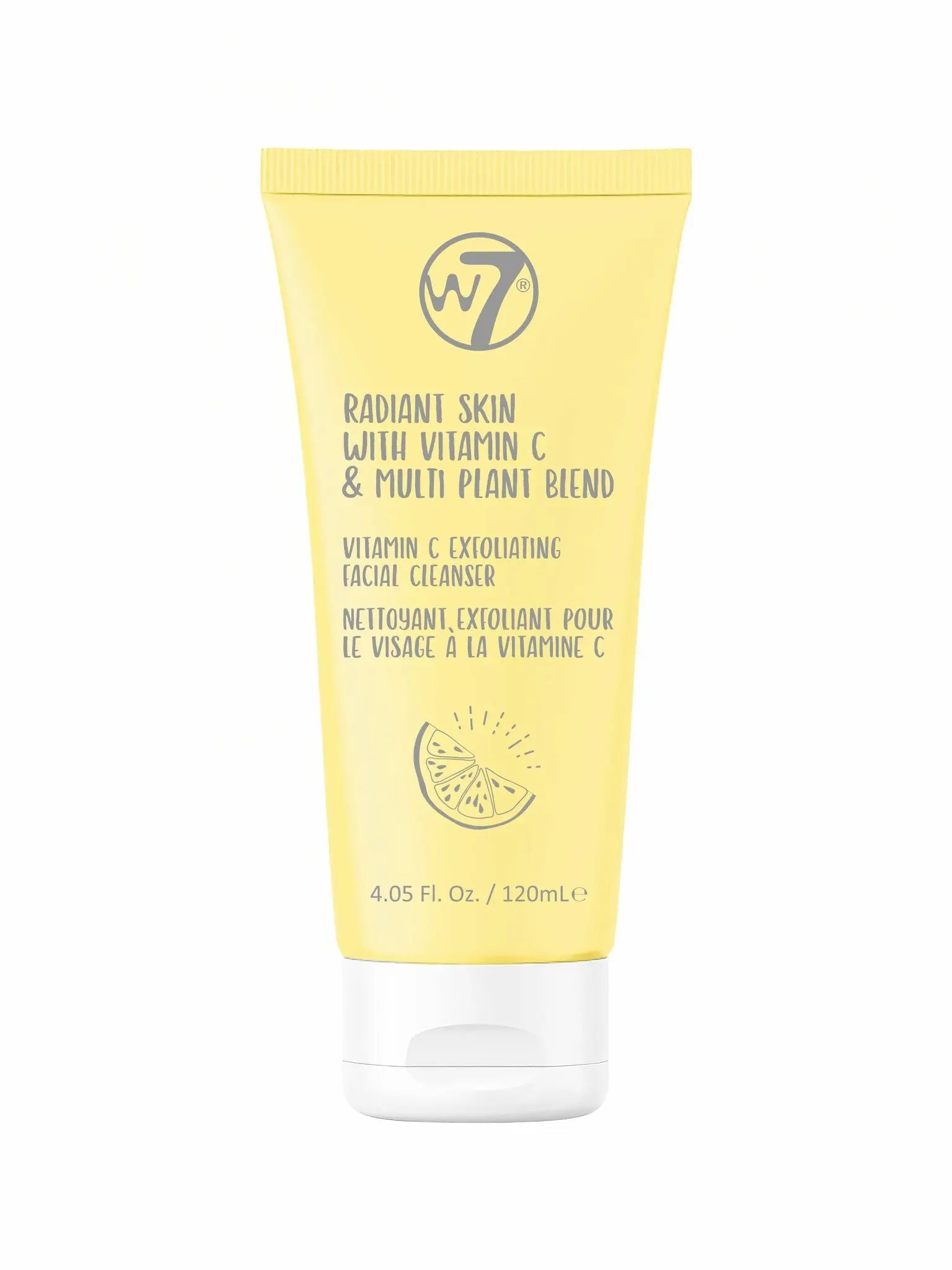 W7 Radient Skin With Vitamin C & Multi Plant Blend - Vitamin C Exfoliating Facial Cleanser - Stellaz.se
