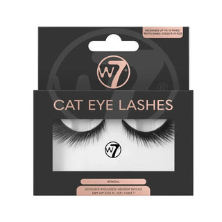 W7 Reuseable Cat Eye Lashes - Bengal - Stellaz.se