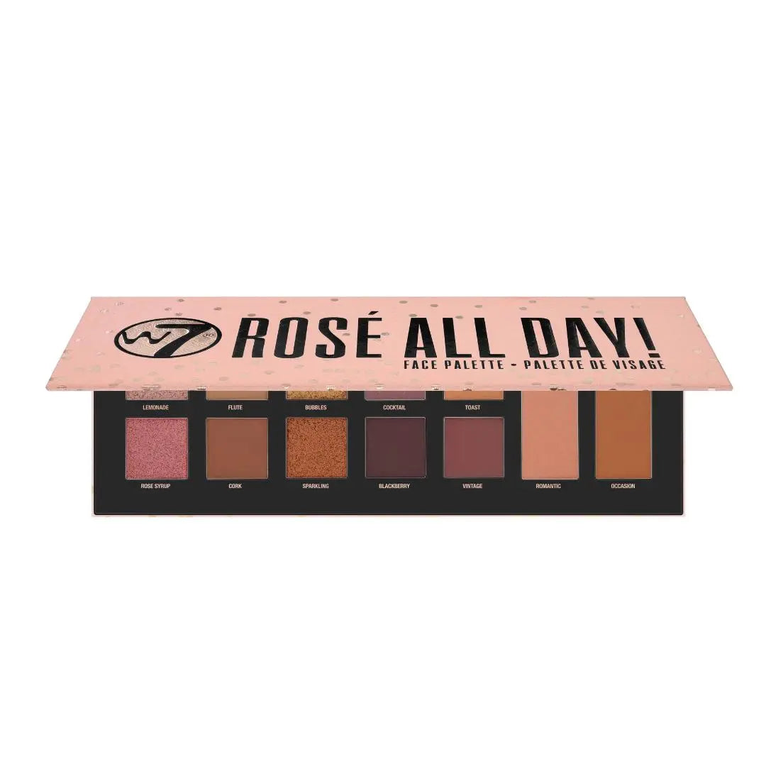 W7 Rosé All Day! Face Palette - Stellaz.se