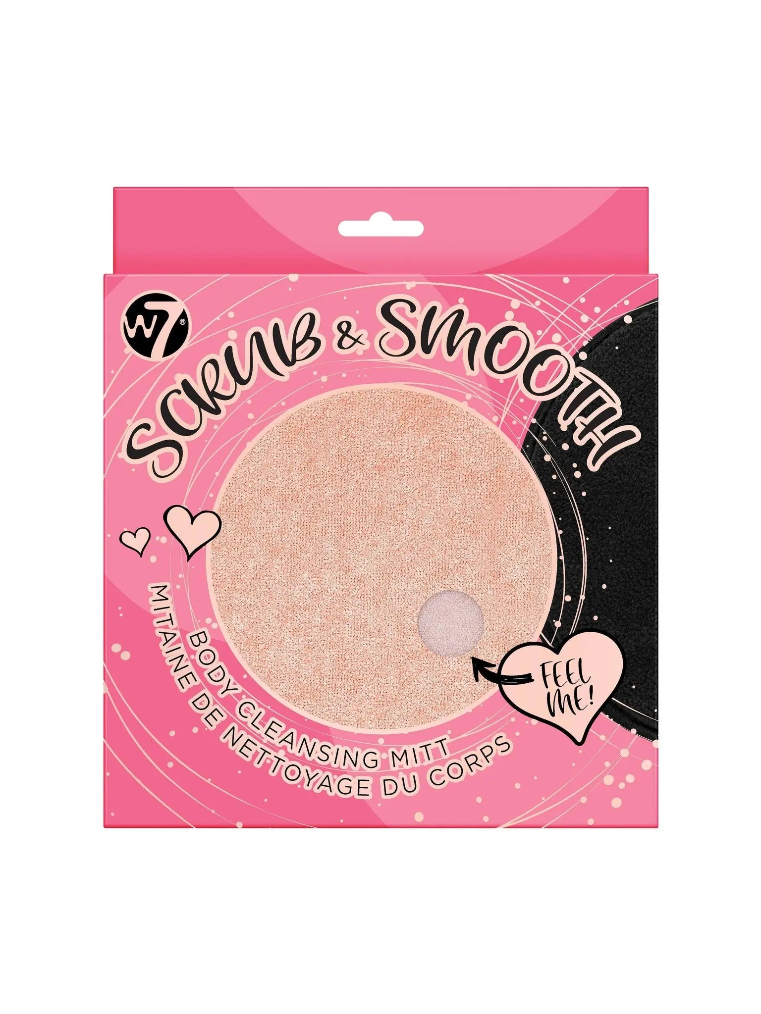 W7 Scrub & Smooth Body Cleansing Mitt - Stellaz.se