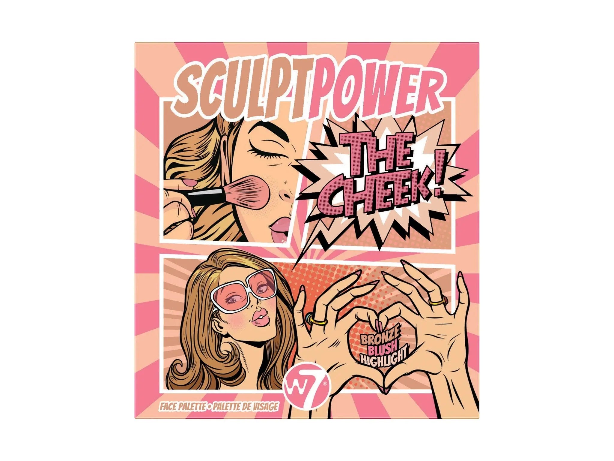 W7 Sculpt Power Face Palette - Stellaz.se