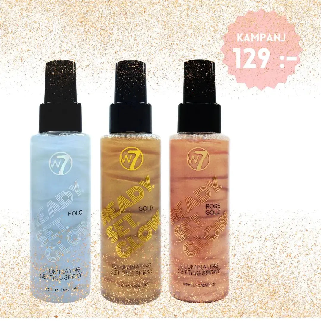W7 Ready, Set & Glow - Settting Spray Set - Stellaz.se
