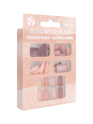 W7 Shades Of Nudes 96 Pcs False Nails Set - Stellaz.se