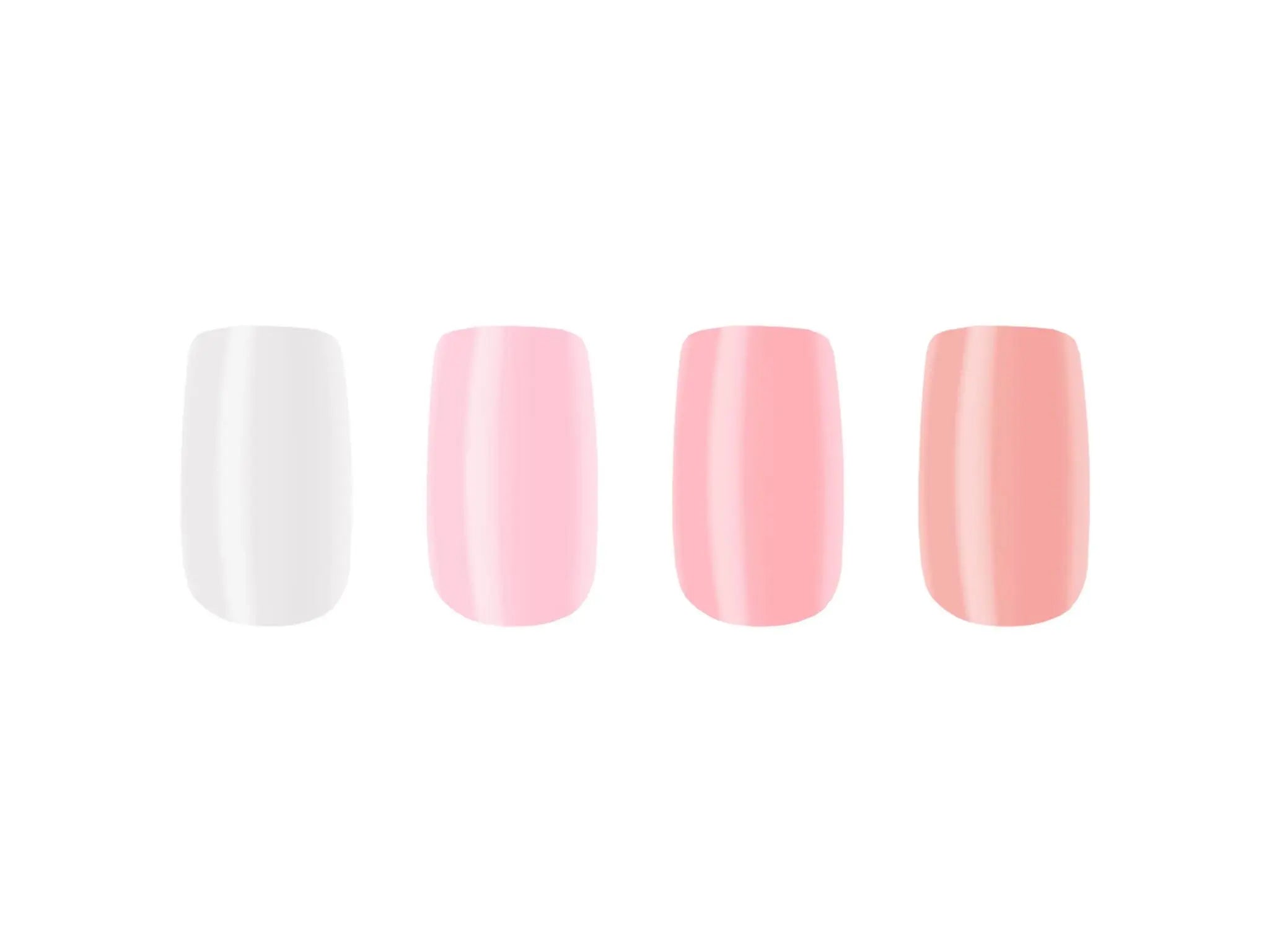 W7 Shades Of Pink 96 Pcs False Nails Set - Stellaz.se