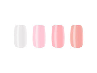 W7 Shades Of Pink 96 Pcs False Nails Set - Stellaz.se