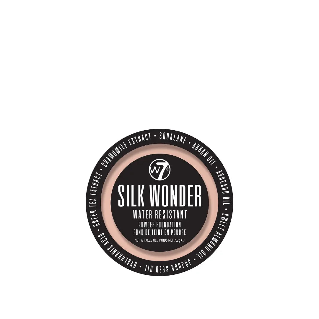 W7 Silk Wonder Water Resistant Powder Foundation W7