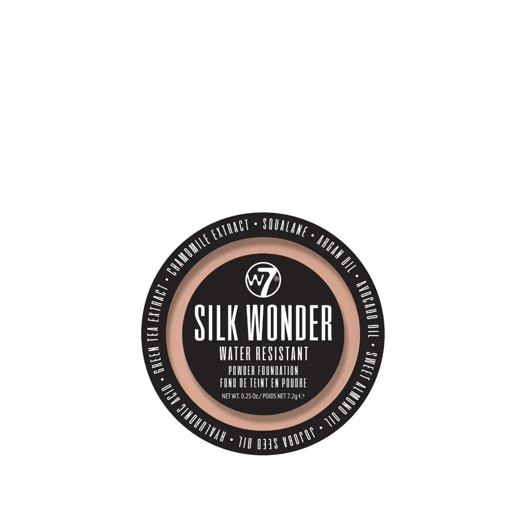 W7 Silk Wonder Water Resistant Powder Foundation W7