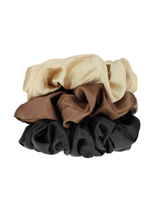 W7 Silky Knots Hair Scrunchies 3 Pack - Fall Warpaint Cosmetics