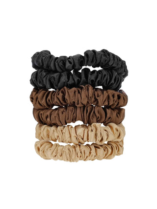 W7 Silky Knots Hair Scrunchies 6 Pack - Fall Warepaint Cosmetics