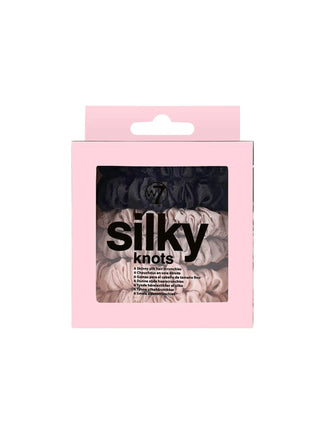 W7 Silky Knots Hair Scrunchies 6 Pack - Orginal Warpaint Cosmetics