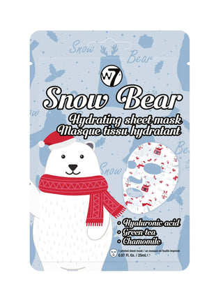 W7 Snow Bear Hydrating Sheet Mask - Stellaz.se