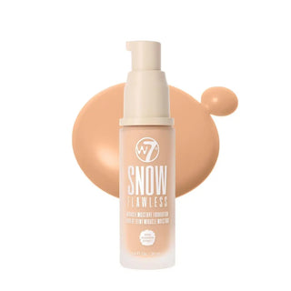 W7 Snow Flawless Miracle Moisture Foundation - Early Tan - Stellaz.se