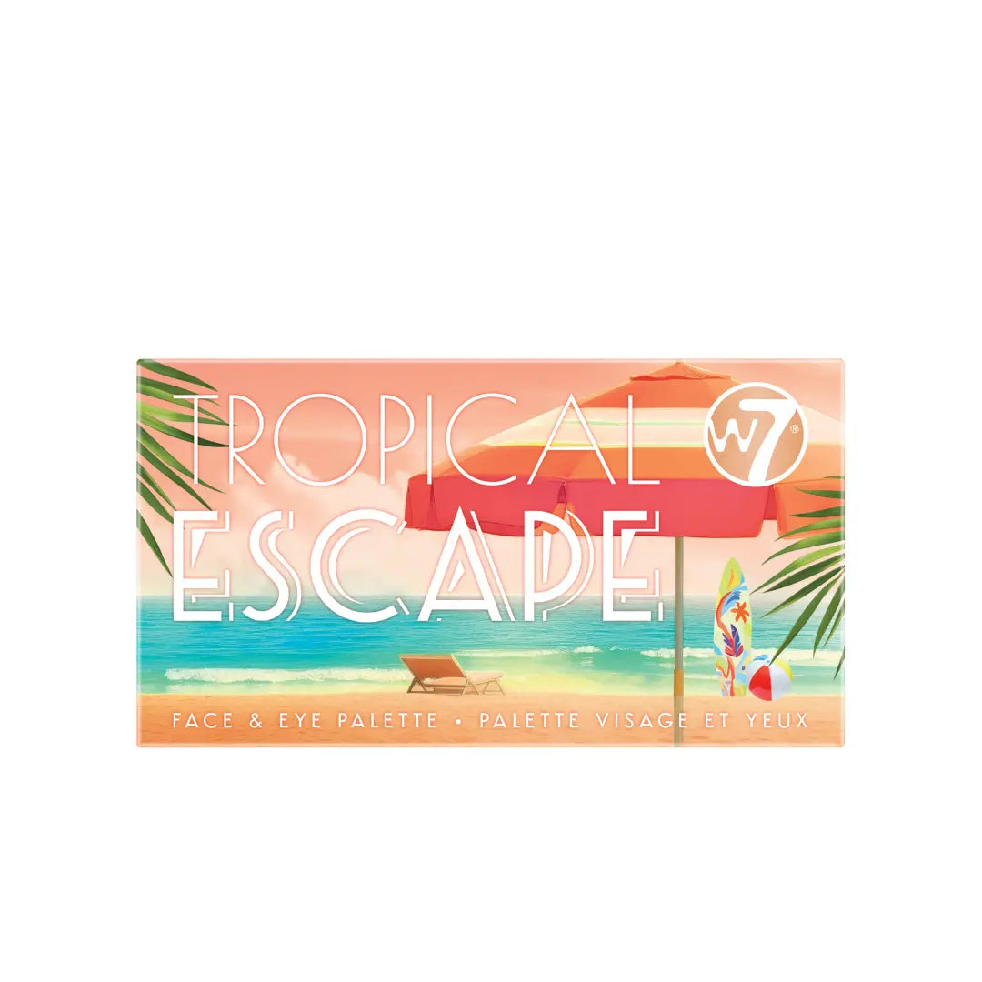 W7 Tropical Escape Face & Eye Palette - Light/Medium W7