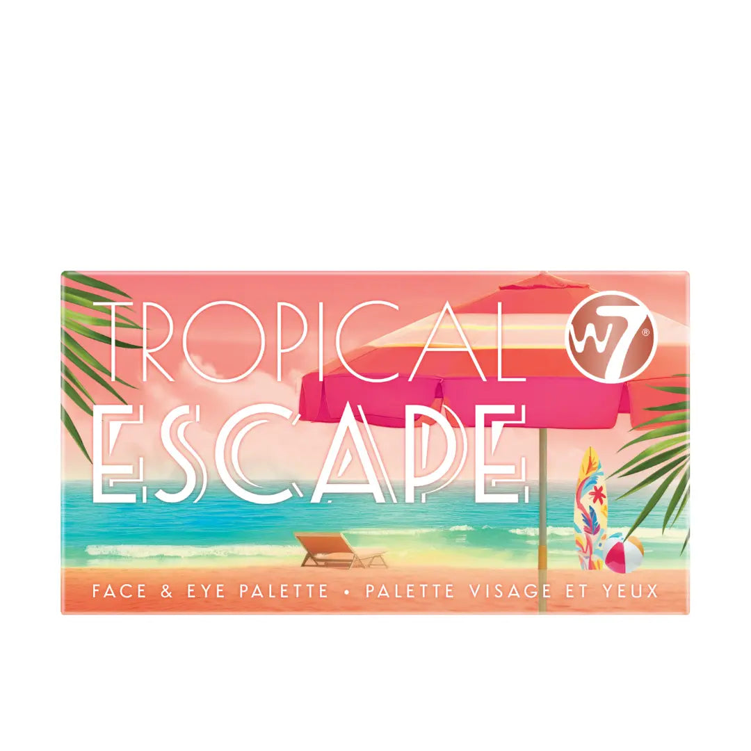 W7 Tropical Escape Face & Eye Palette - Medium/Deep W7