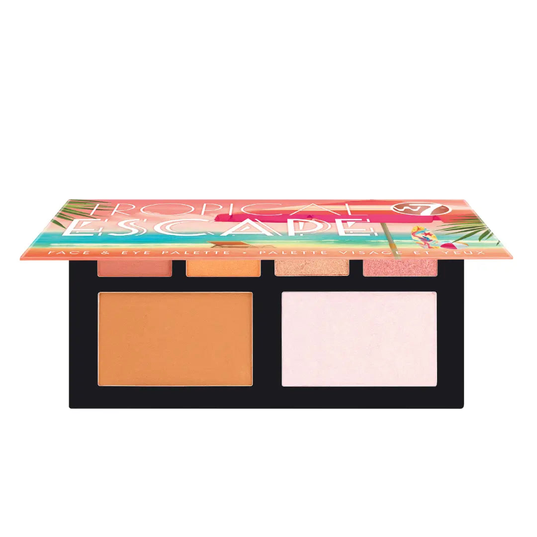 W7 Tropical Escape Face & Eye Palette - Medium/Deep W7