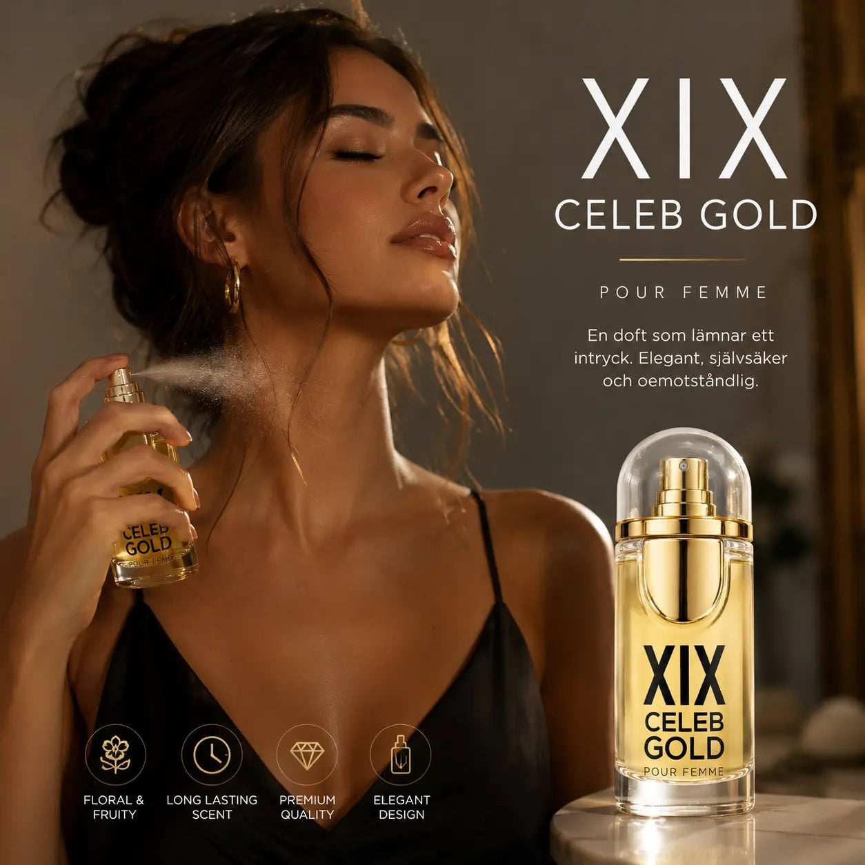 Xix Celeb Gold Eau De Toilette Pour Femme 100 ml Corsair